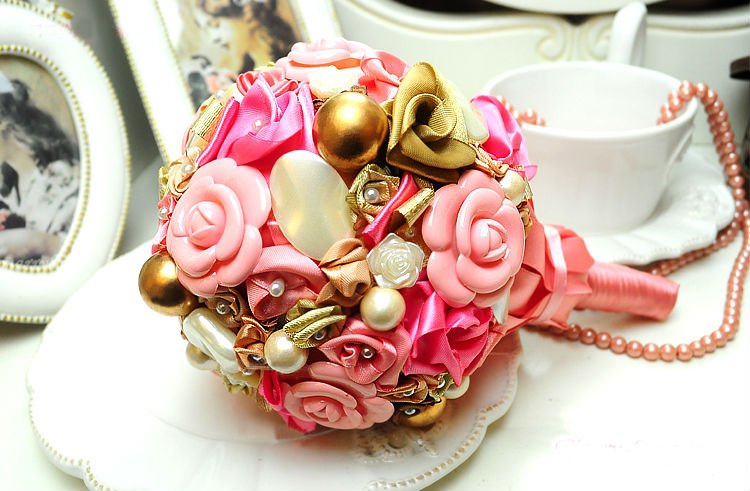 Bouquet sposa con caramelle