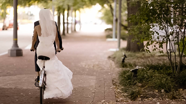 Matrimonio in bicicletta