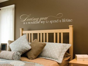 Parete camera da letto