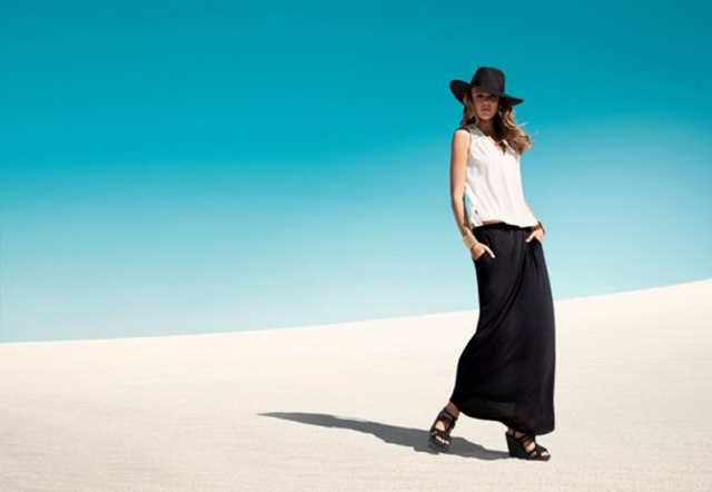 H&M Gonna lunga Estate 2013