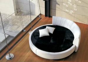 Letto matrimoniale rotondo Angelo