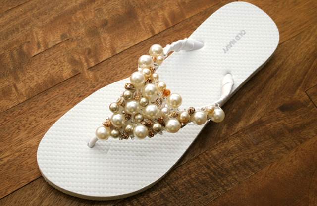 Infradito con le perle