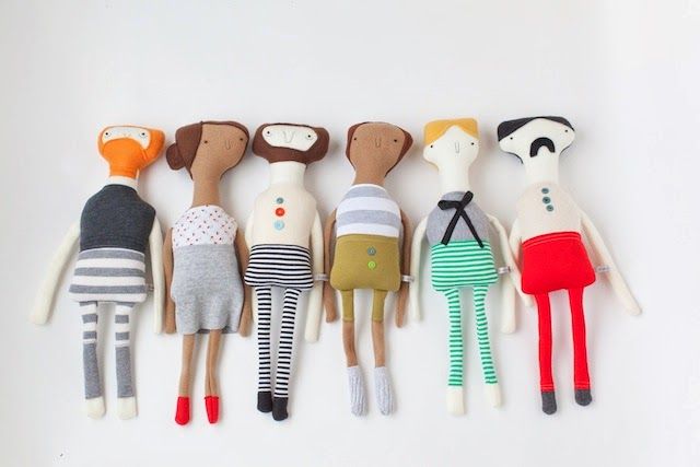 Bamboline di pezza multi etniche