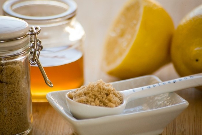 Maschera miele e zucchero