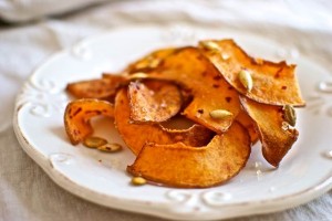 Chips di zucca