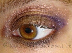 Trucco occhi per l'autunno