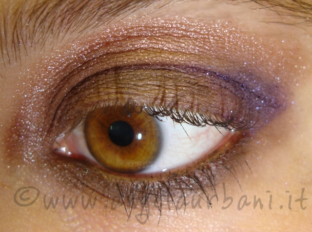 Trucco occhi per l'autunno