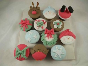 Christmas cupcakes