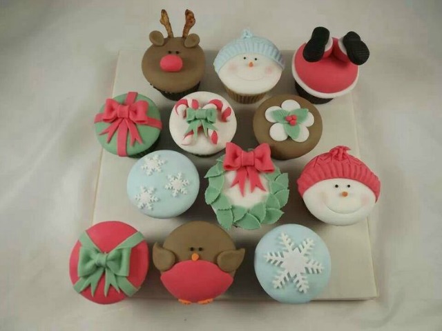 Christmas cupcakes
