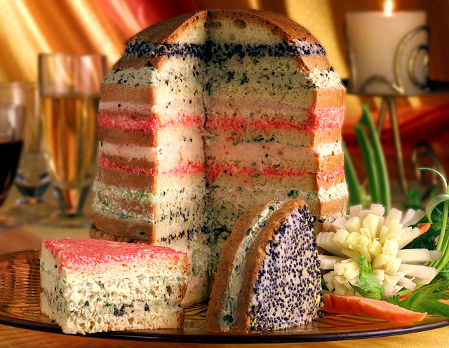 Panettone gastronomico salato