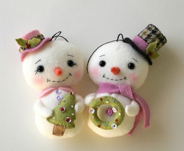 Lavoretti di Natale in felcro per bambini