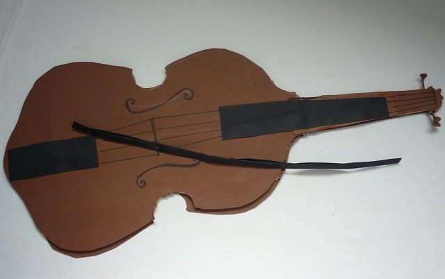 Violino di carta fai da te di Lucia Chiaruttini