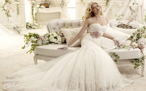 Abito da sposa romantico