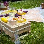 Wedding picnic arrangement