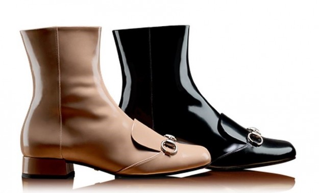 Stivaletti in vernice Gucci