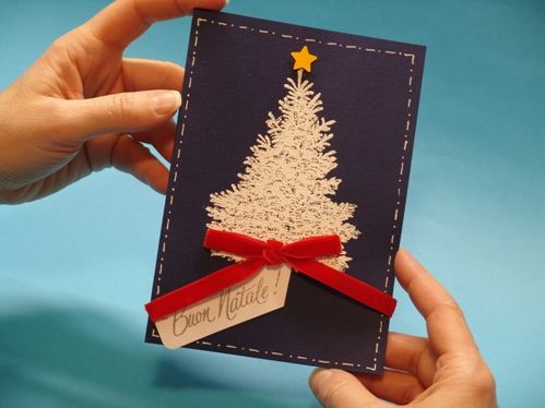 Biglietto d'auguri Natale fai da te
