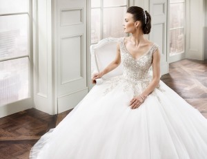 Abito da sposa corpetto gioiello