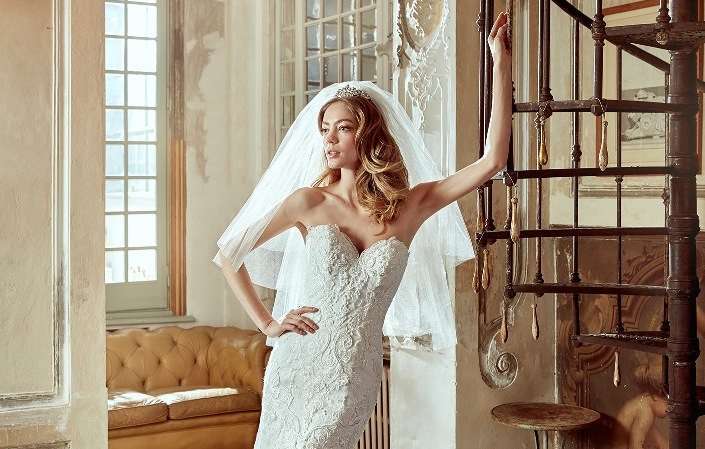 Nicole Spose abito a sirena