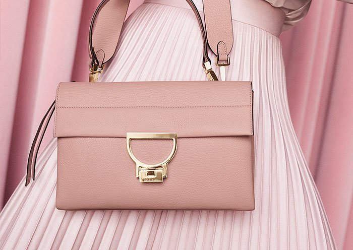 Coccinelle borsa rosa