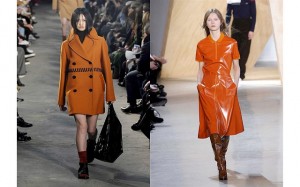 Cappotto 3.1 Phillip Lim e abito Lacoste arancione