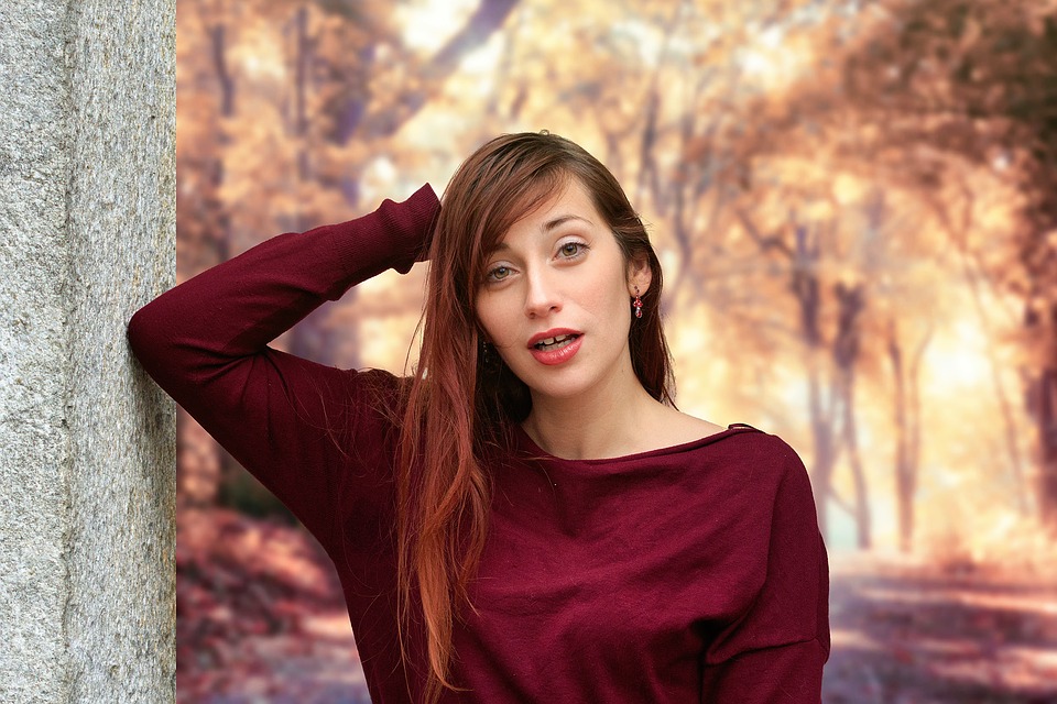 capelli castani rossi