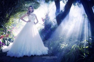 Abito da sposa ricamato