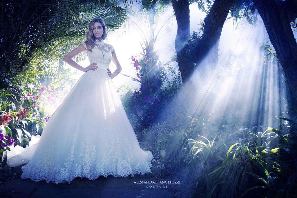 Abito da sposa ricamato