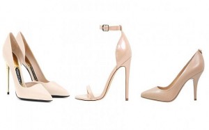 Scarpe da sposa cipria