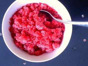 Granita alla fragola