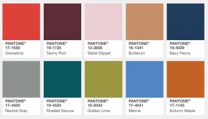 Pantone colori autunno inverno 2017 2018