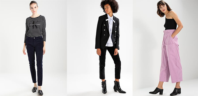 Pantaloni in velluto