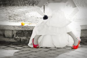 scarpe da sposa colorate