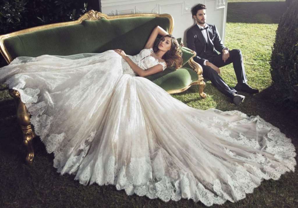 Vestito da sposa da principessa