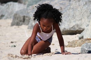 Afro-american African Girl Black Child