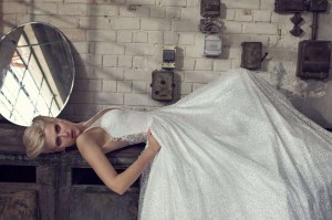 Abito da sposa in seta