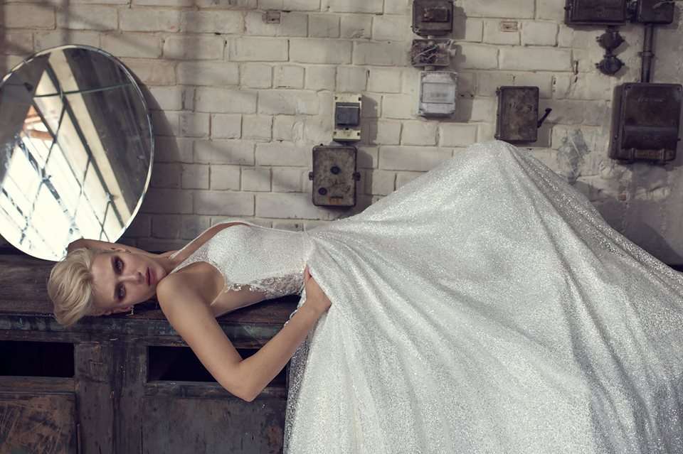 Abito da sposa in seta