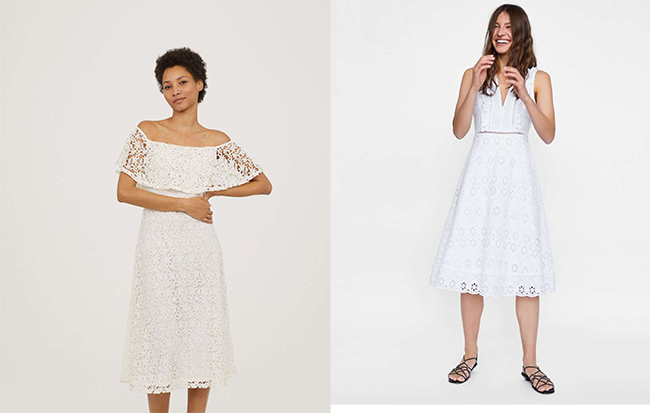 Trend vestti bianchi 2018