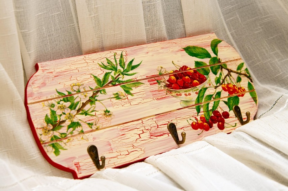 decoupage sulle ante della cucina