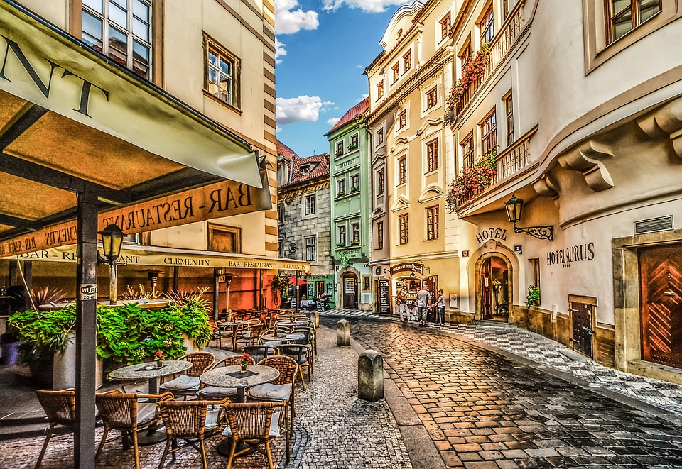Praga strada Boemia
