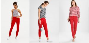 Jeans rossi autunno 2018