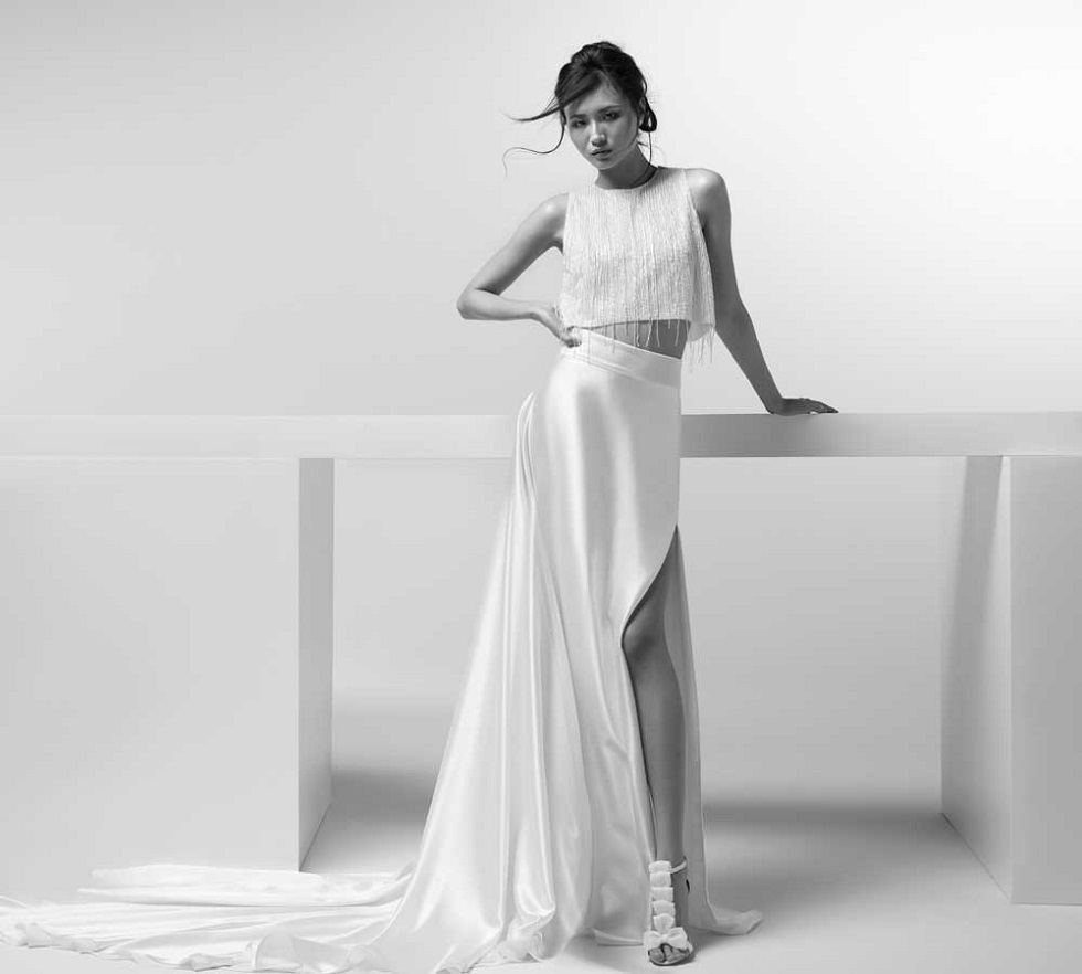 Vestito due pezzi Nicole sposa 2019