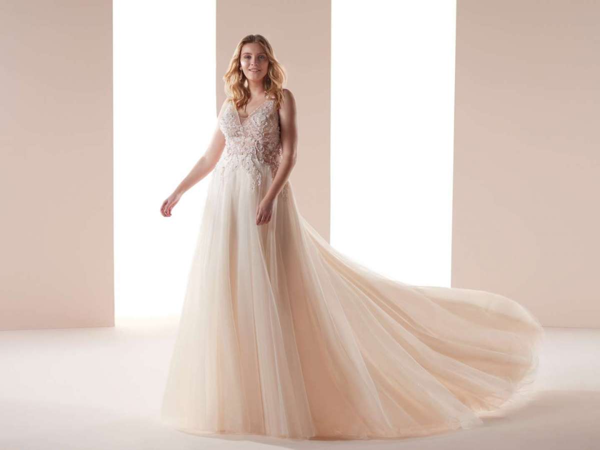 vestito da sposa colorato