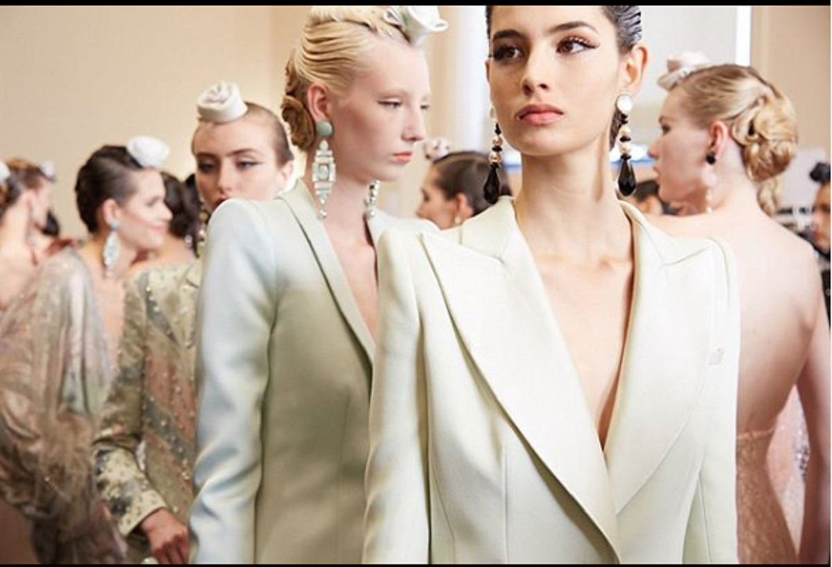 Sfilata haute couture Armani FW 19-20 Foto e video di Instagram