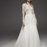 Abito da sposa romantico con corpetto effetto tattoo - Pronovias Vintage