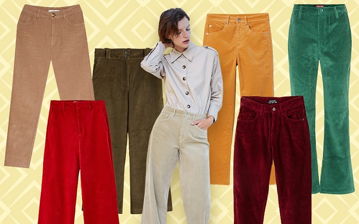 Pantaloni di velluto un must per questa stagione autunno inverno 2020