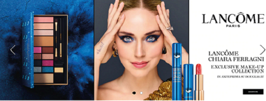 Pronti a brillare con la nuova make-up collection di Chiara Ferragni con Lancome