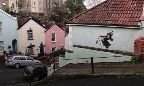 bansky murales