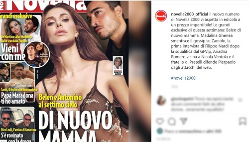 Belen Rodriguez mamma per la seconda volta