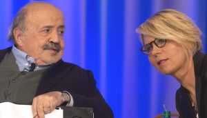 Maurizio Costanzo e Maria De Filippi.
