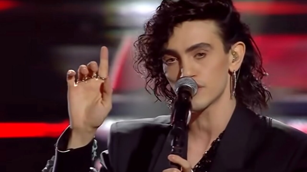 Michele Bravi a Sanremo 2022.